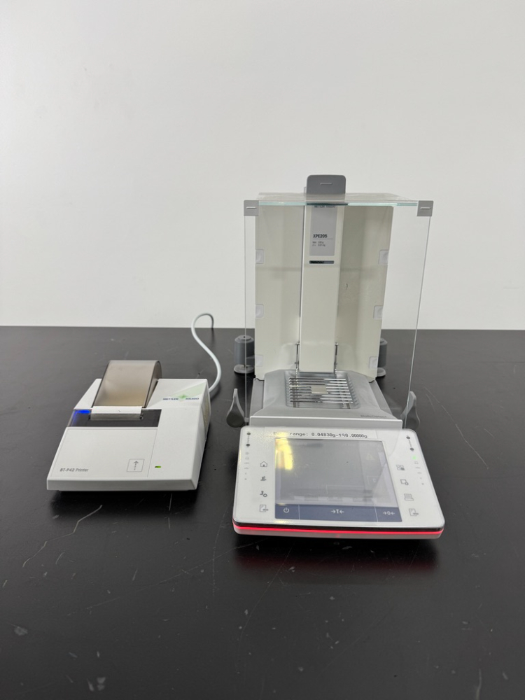 Image of Mettler Toledo XPE205 Analytical Balance w/ BT-P42 Printer